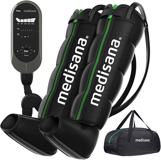Leg Compression Massager, Cordless Air Pressure Boots with Multi-Customize Modes, Intensities & Timer, Rechargeable Leg Compression System for Circulation, Pain Relief, Recovery, etc
