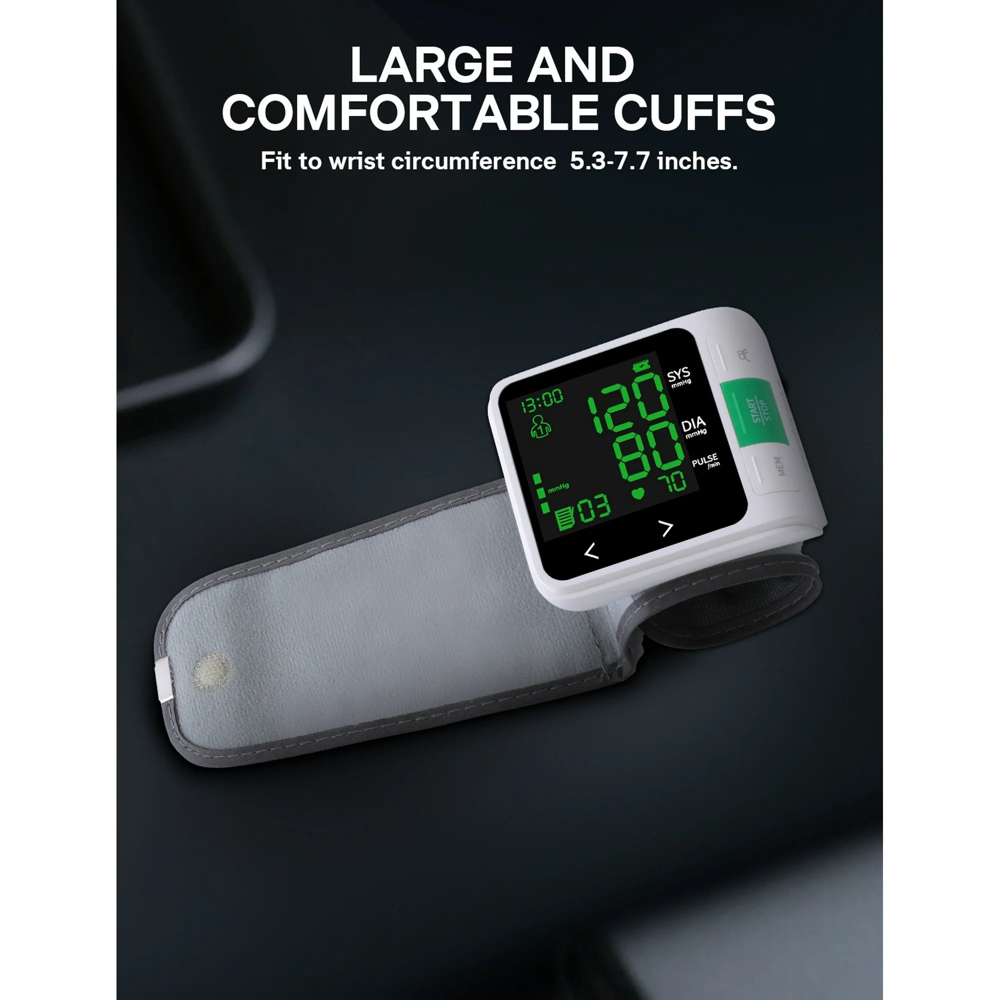 Medisana BW750 Bluetooth Wrist Blood Pressure Monitor for Home Use | Medisana Automatic BP Machine with App Tracking