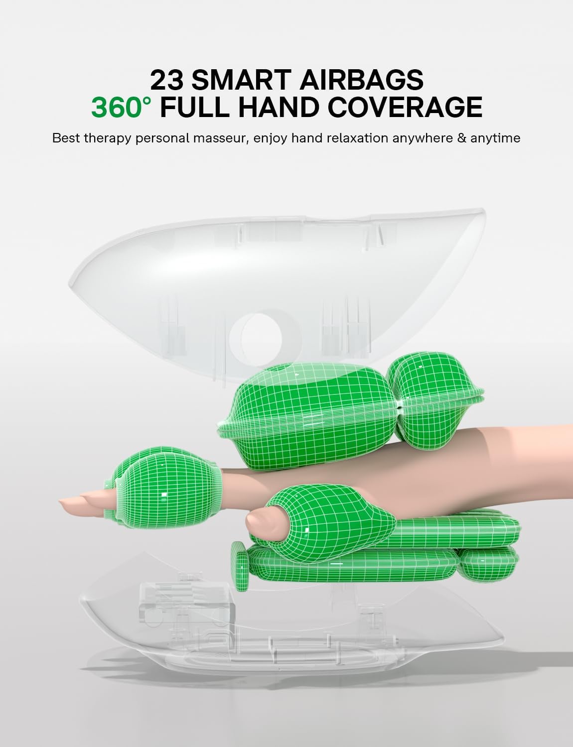 Medisana Hand Massager with Heat and Compression, Cordless Hand Massager for Arthritis and Carpal Tunnel Relief, Knuckle Stretching Massage,Birthday Gifts for Women
