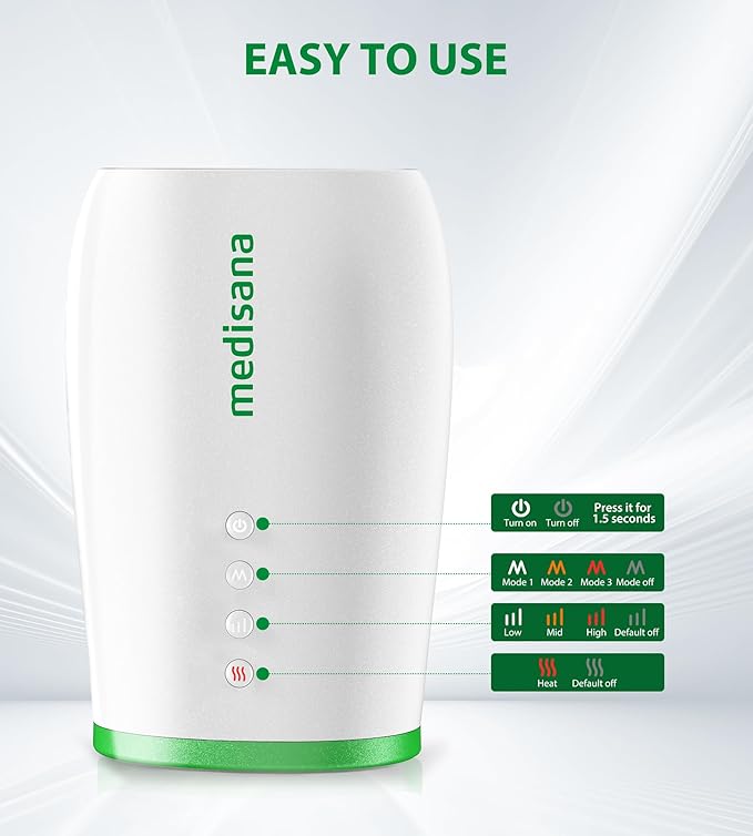 Hand Massager for Arthritis and Carpal Tunnel, Electric Hand Massager with Heat and Compression-Birthday Gifts & Personalized Gifts for Women Wife Mom Girlfriend Sister （HSA or FSA Eligible-Green