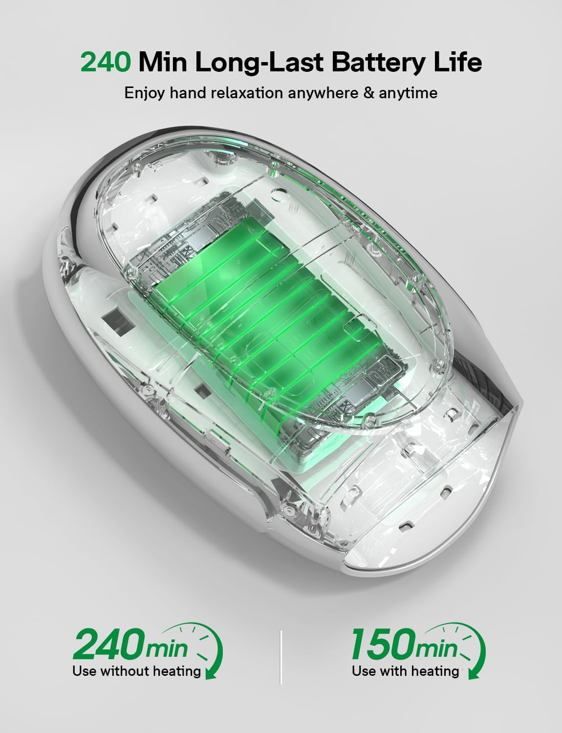 Hand Massager with Heat and Compression, Multi-Customize Massage Modes & Intensities, Memory Fuction, Wrist Plam Finger Massager for Arthritis and Carpal Tunnel Relief, Black