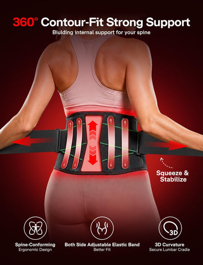 Medisana RL600 Red Light Therapy for Body, 351pcs LEDs (660nm+850nm) Back Pain