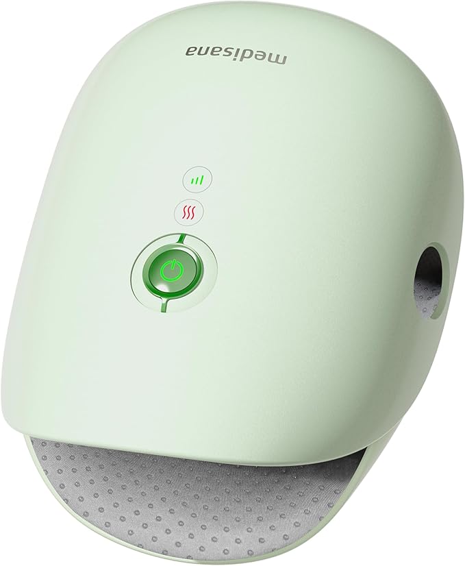 Medisana Hand Massager with Heat and Compression, Cordless Hand Massager for Arthritis and Carpal Tunnel Relief, Knuckle Stretching Massage,Birthday Gifts for Women