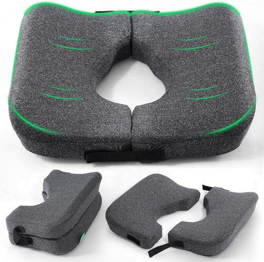 Medisana SC130 Memory Foam Bed Sore Cushion for Butt – T-Shaped Pressure Relief Seat Pillow for Sciatica, Coccyx & Hemorrhoid Pain Relief